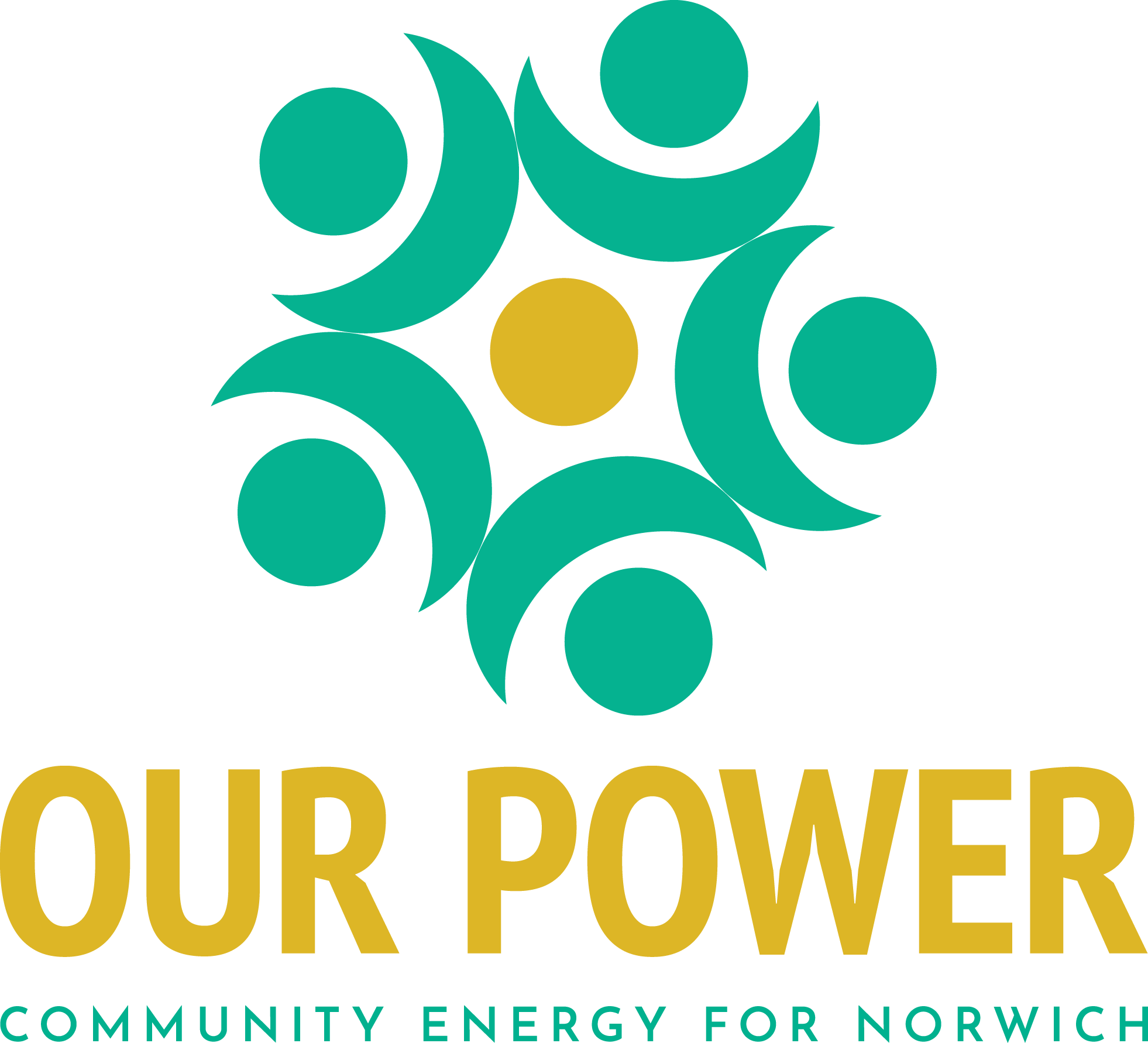Our Power logo and strapline "Community Energy for Norwich"